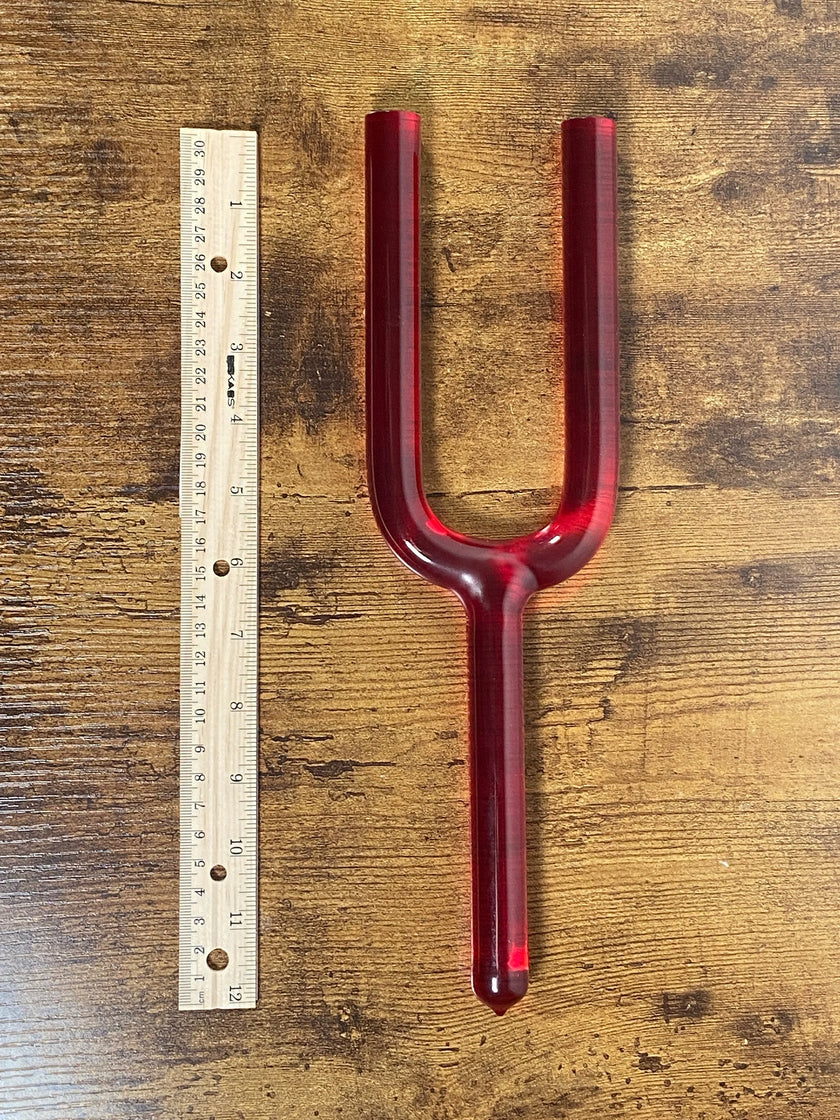 RV Medics' 528Hz Crystal Tuning Fork - C-Note, Purple Padded Carry Case, Crystal Vibration, Bio-field, Sound Vibration