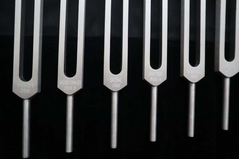 Chromatic Scale of The Perfect Fifth 13pc Tuning Fork Set - Professionally Tuned .25 Hz, Unweighted, Bio-field, Sound Vibration