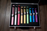 RV Medics' Solfeggio Tubes - Self-Activating - Full Set Of 9 Frequencies For Vibration, Metal Case, Bio-field, Sound Vibration