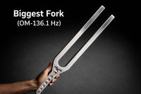 Giant OM 136.1 Hz Sound Sword Tuning Fork Big Size Sacred Frequency for Healing