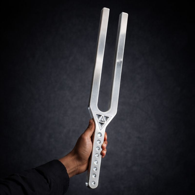Extra Large 128 Hz Sound Sword Tuning Fork – Deep Grounding & Professional Sound Healing Instrument by RV-MEDICS