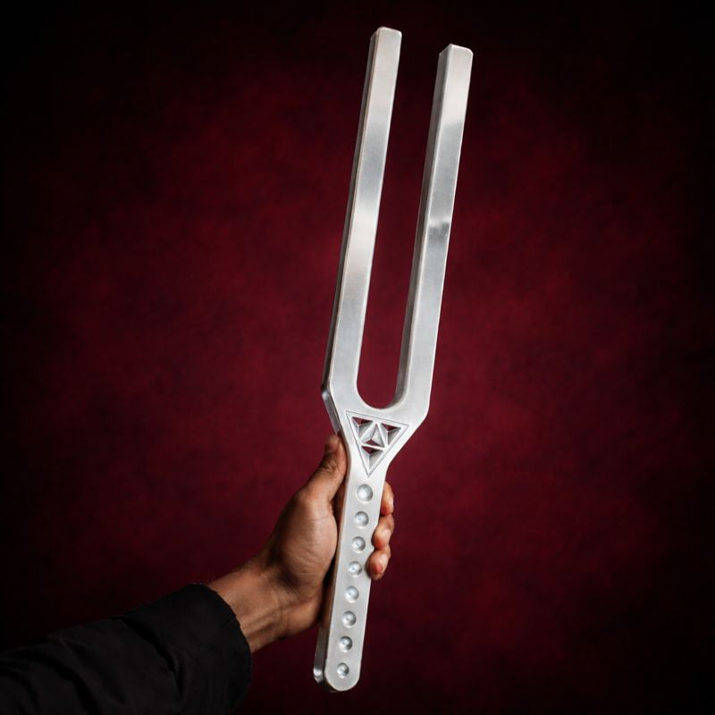 Extra Large 128 Hz Sound Sword Tuning Fork – Deep Grounding & Professional Sound Healing Instrument by RV-MEDICS