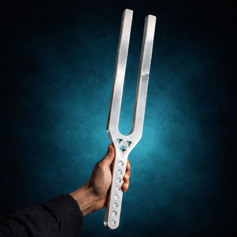 Giant OM 136.1 Hz Sound Sword Tuning Fork Big Size Sacred Frequency for Healing