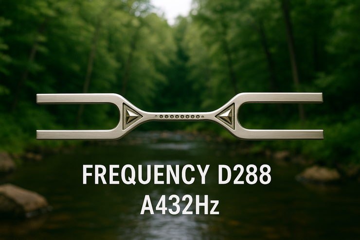DNA Kit ( 288Hz/ 432hz) Two Frequencies Giant Tuning Fork/Big Forks