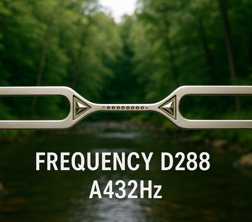 DNA Kit ( 288Hz/ 432hz) Two Frequencies Giant Tuning Fork/Big Forks