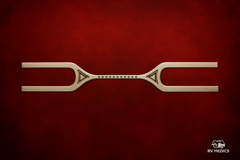 DNA Kit ( 288Hz/ 432hz) Two Frequencies Giant Tuning Fork/Big Forks