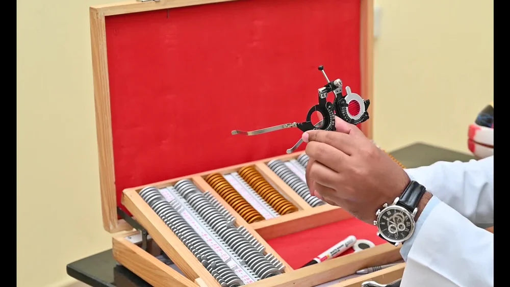 ECP Trail Lens Set Red & Black