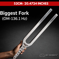 Giant OM 136.1 Hz Sound Sword Tuning Fork Big Size Sacred Frequency for Healing