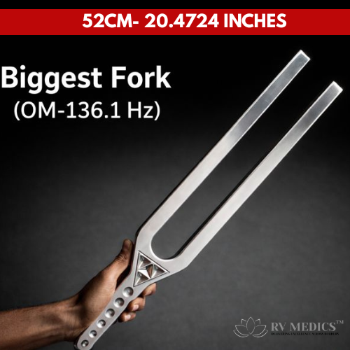 Giant OM 136.1 Hz Sound Sword Tuning Fork Big Size Sacred Frequency for Healing