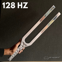 Extra Large 128 Hz Sound Sword Tuning Fork – Deep Grounding & Professional Sound Healing Instrument by RV-MEDICS