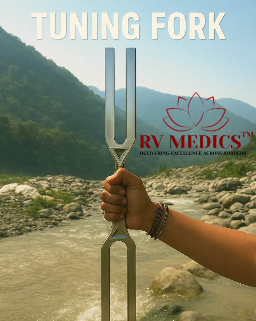 GIANT TUNING FORK WITH DnA KEY D288hz & A432hz WITH STRIKER