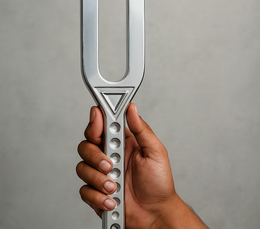 Therapeutic Sound Swords THROAT CHAKRA G384Hz (Vishuddha) with STRIKER