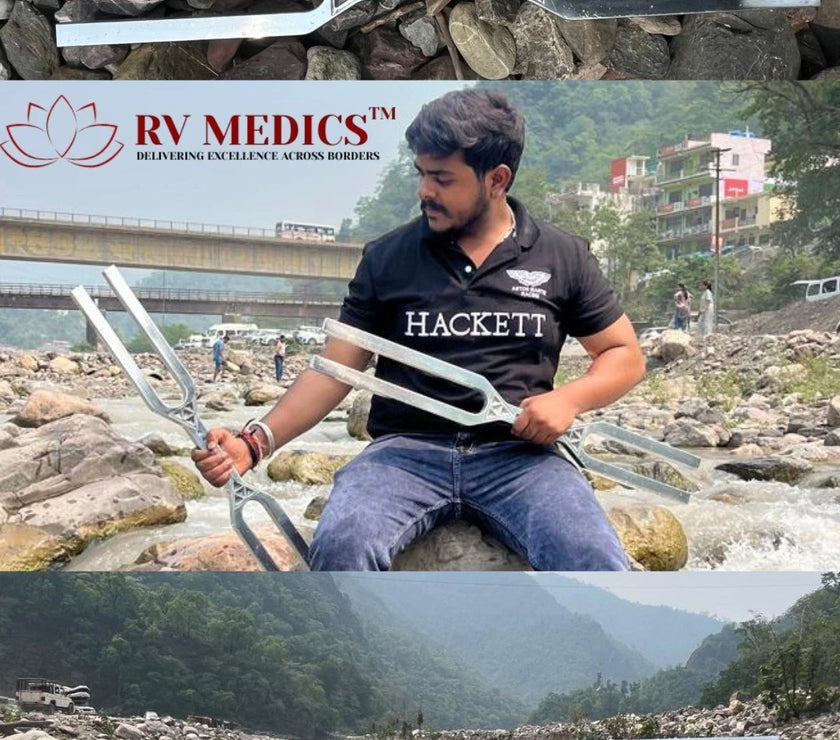 GIANT TUNING FORK WITH DnA KEY D288hz & A432hz WITH STRIKER