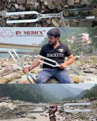 GIANT TUNING FORK WITH 528Hz and A432Hz WITH STRIKER