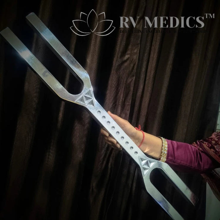 GIANT TUNING FORK WITH DnA KEY D288hz & A432hz WITH STRIKER