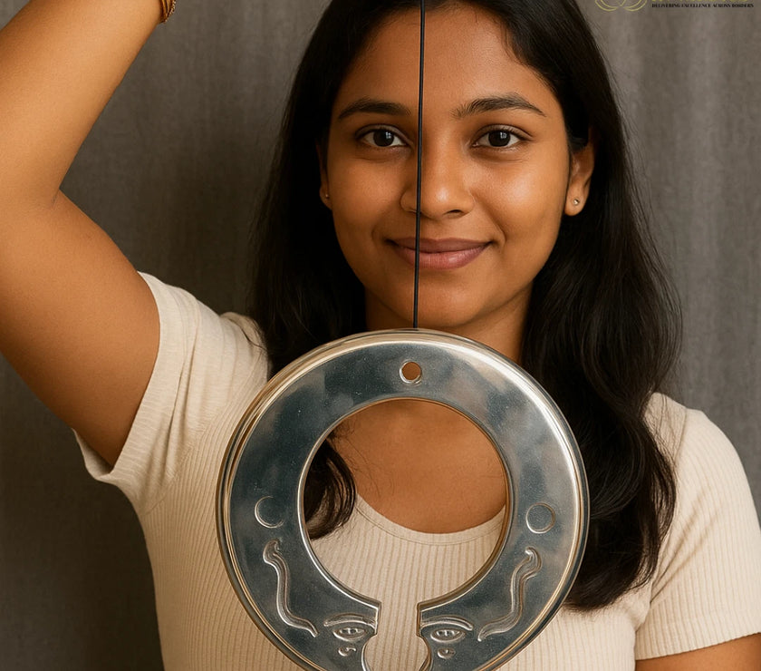 Solar Bell Aluminium Made Round Type (7.5 INCHES)